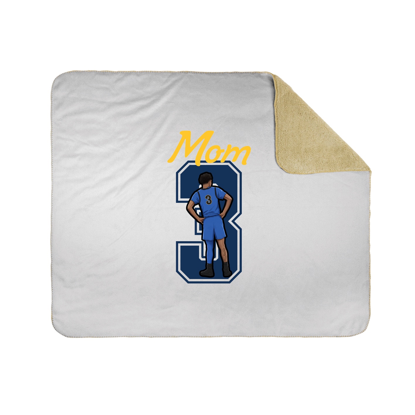 Throw Blanket — Mothers Day Shirsey in White