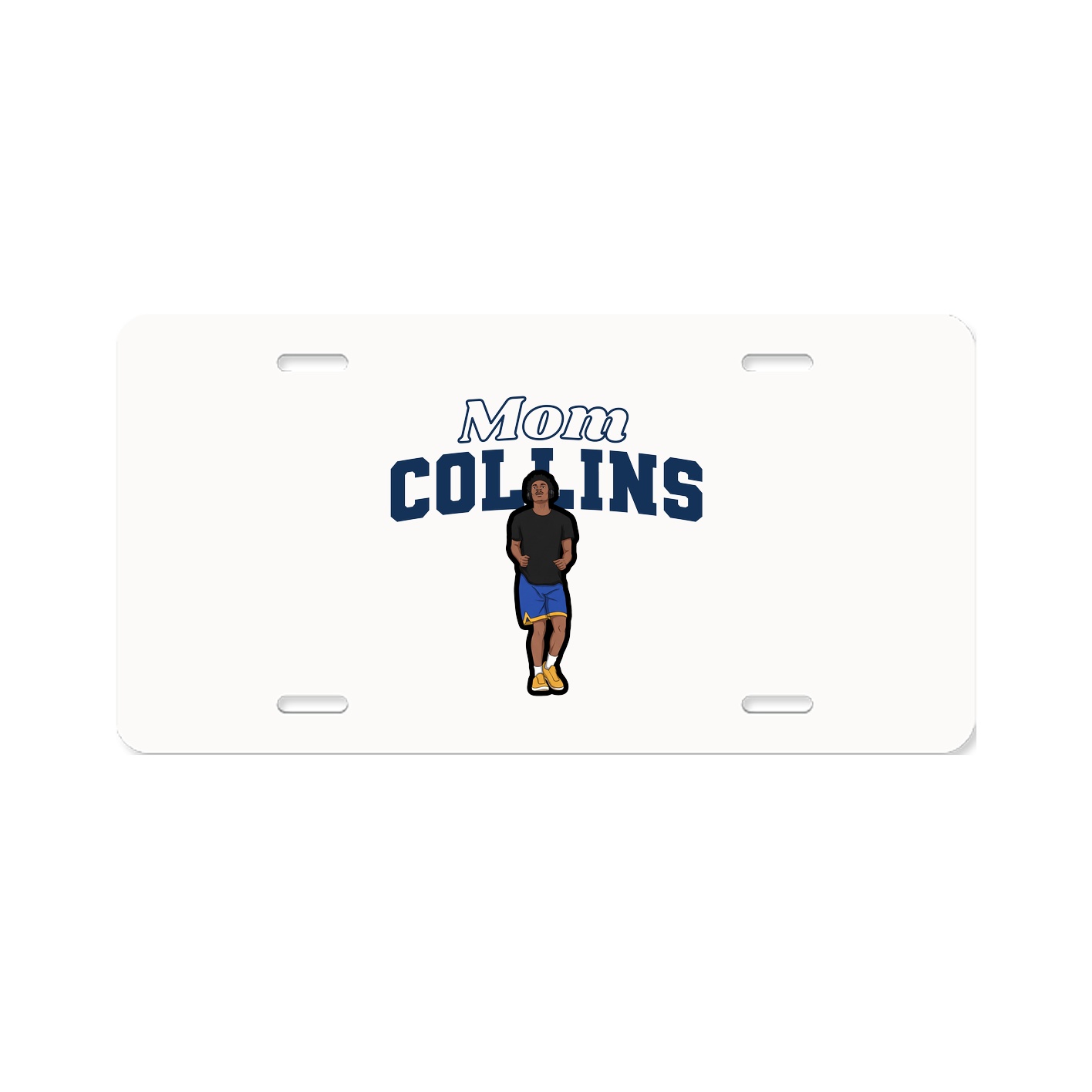License Plate — Mothers Day Block in Classic