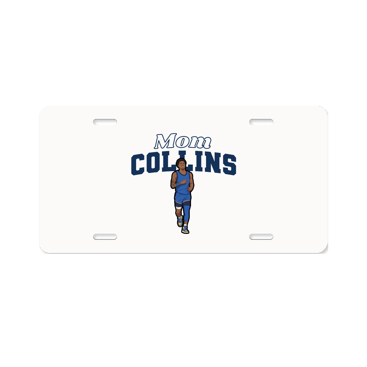 License Plate — Mothers Day Block in Classic