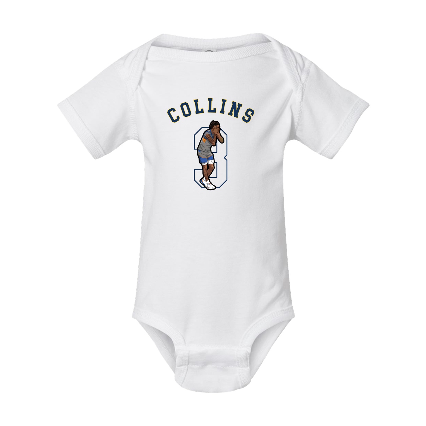 Baby Onesie — Shirsey Arch in White