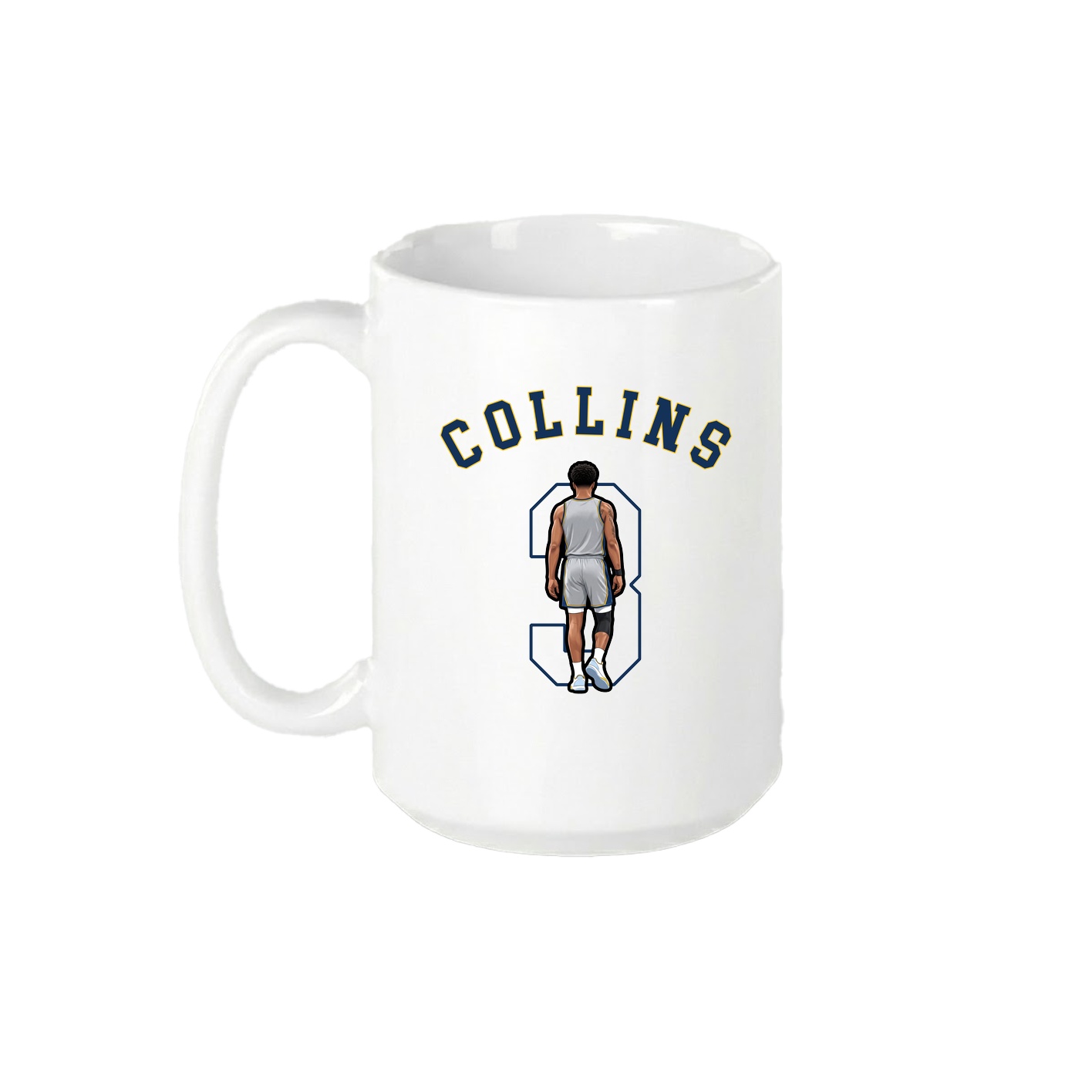 15oz Coffee Mug — Shirsey Arch in White