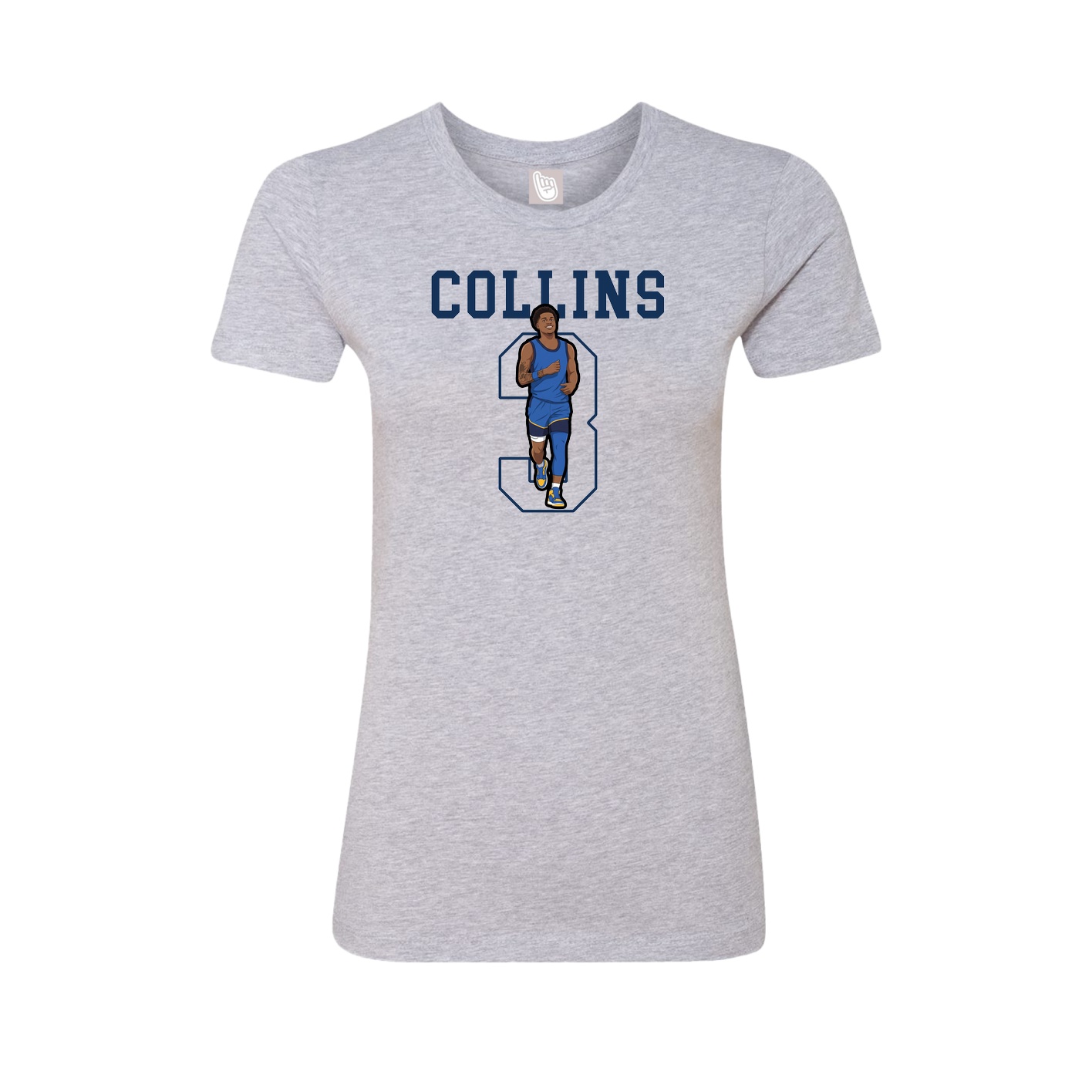 Fitted Women's Tee — Shirsey in Grey