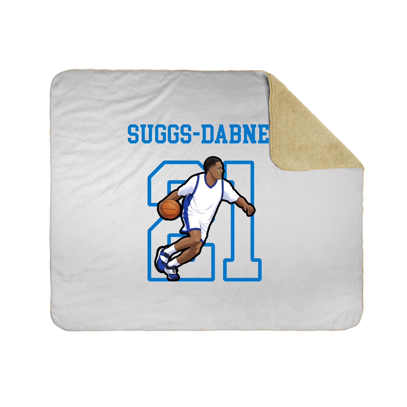 Throw Blanket — Shirsey in White