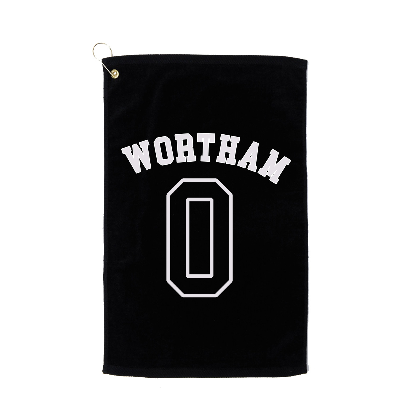 Golf Towel — Shirsey Arch in Black