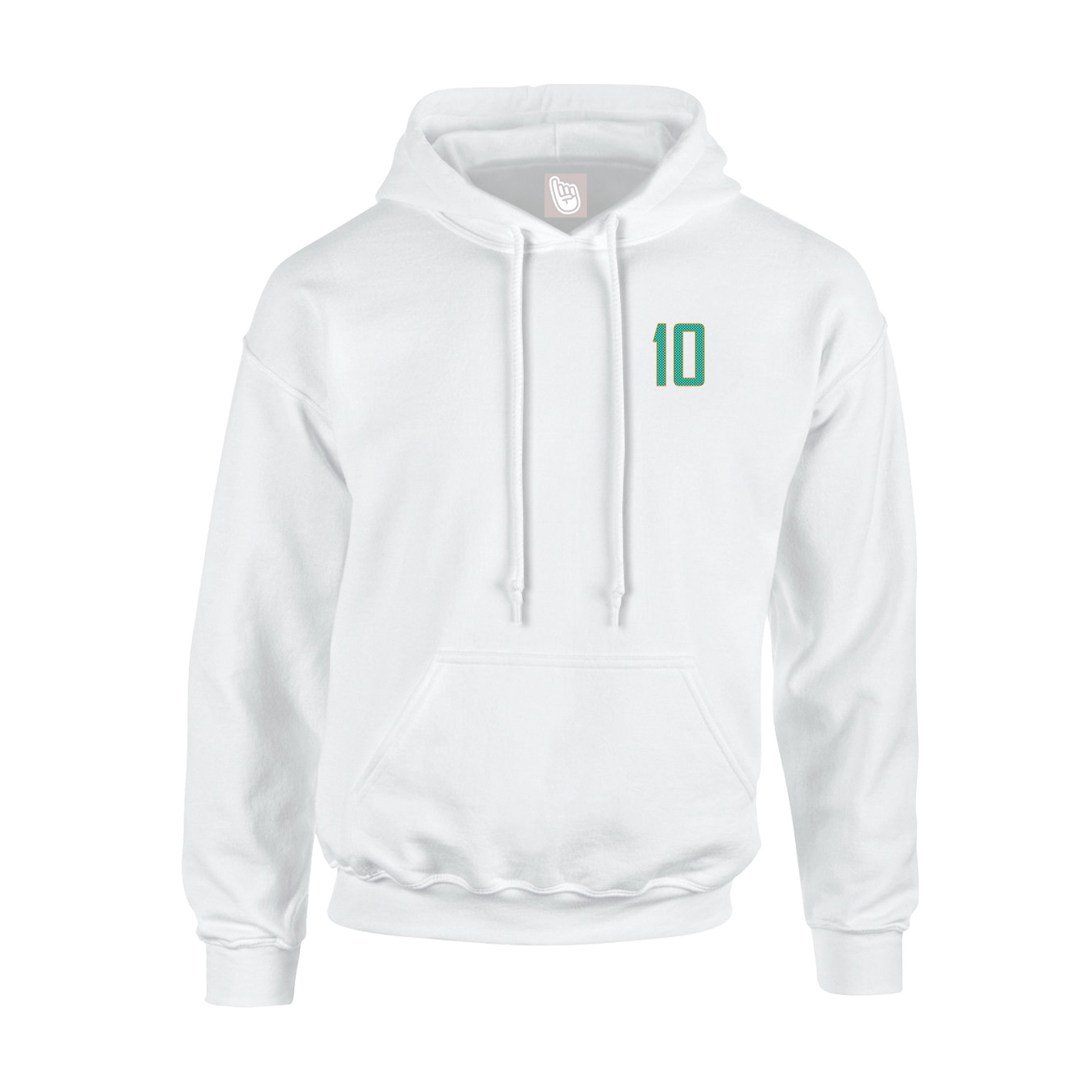 Youth Hoodie — Front Shirsy in White