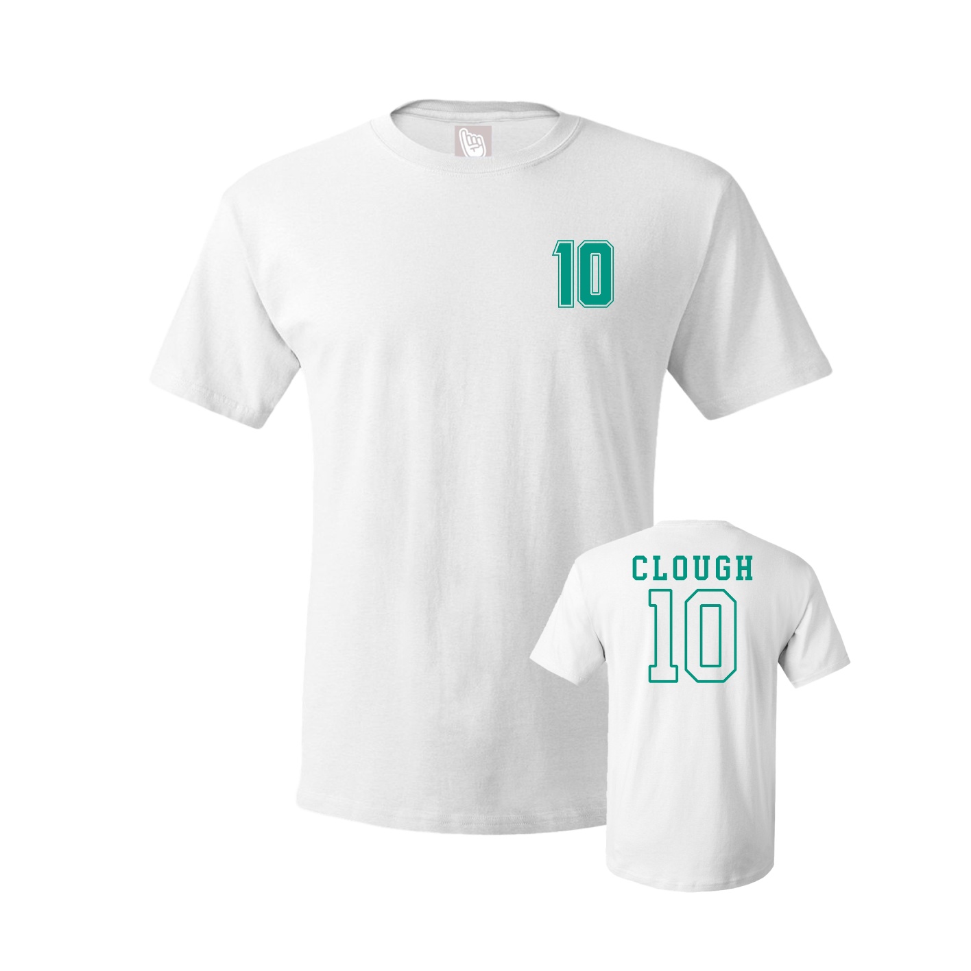 Youth Tee — Chest Back in White