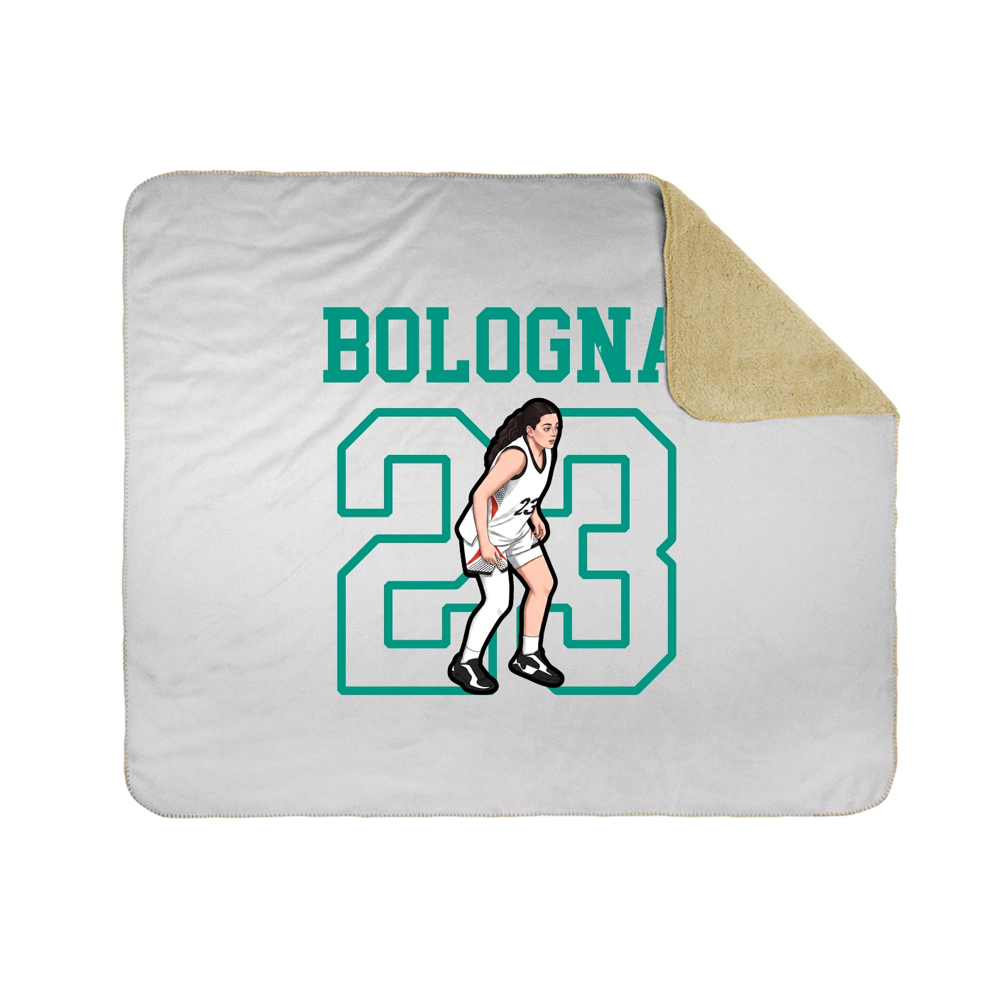 Throw Blanket — Shirsey in White
