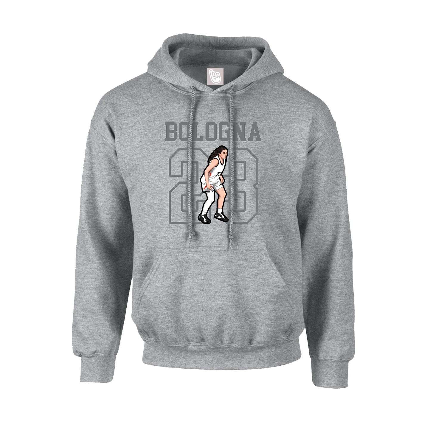 Hoodie — Shirsey in Grey