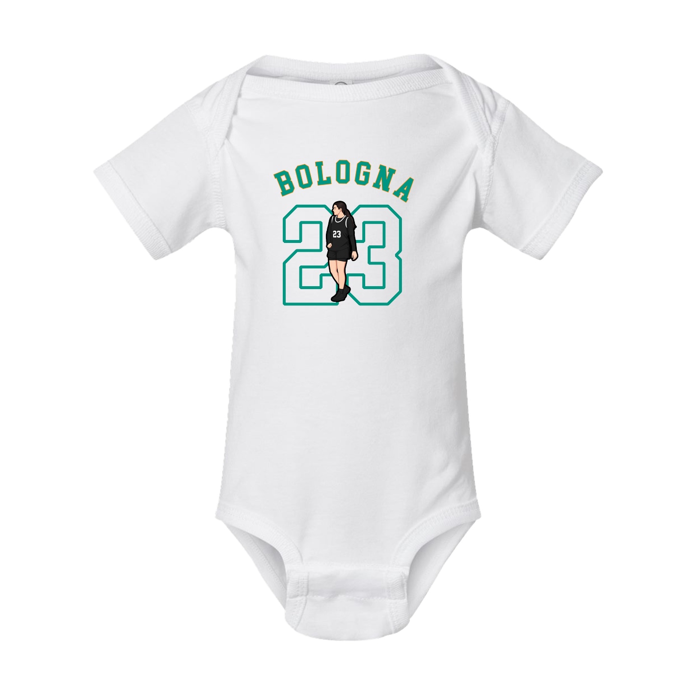 Baby Onesie — Shirsey Arch in White