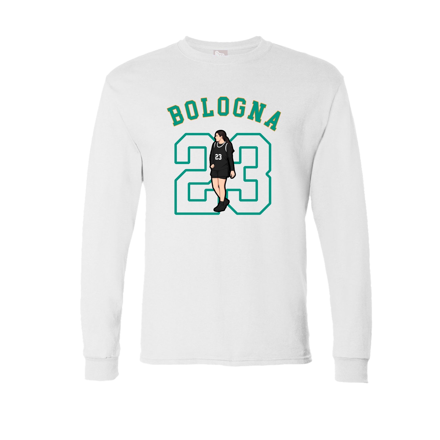 Long Sleeve Tee — Shirsey Arch in White