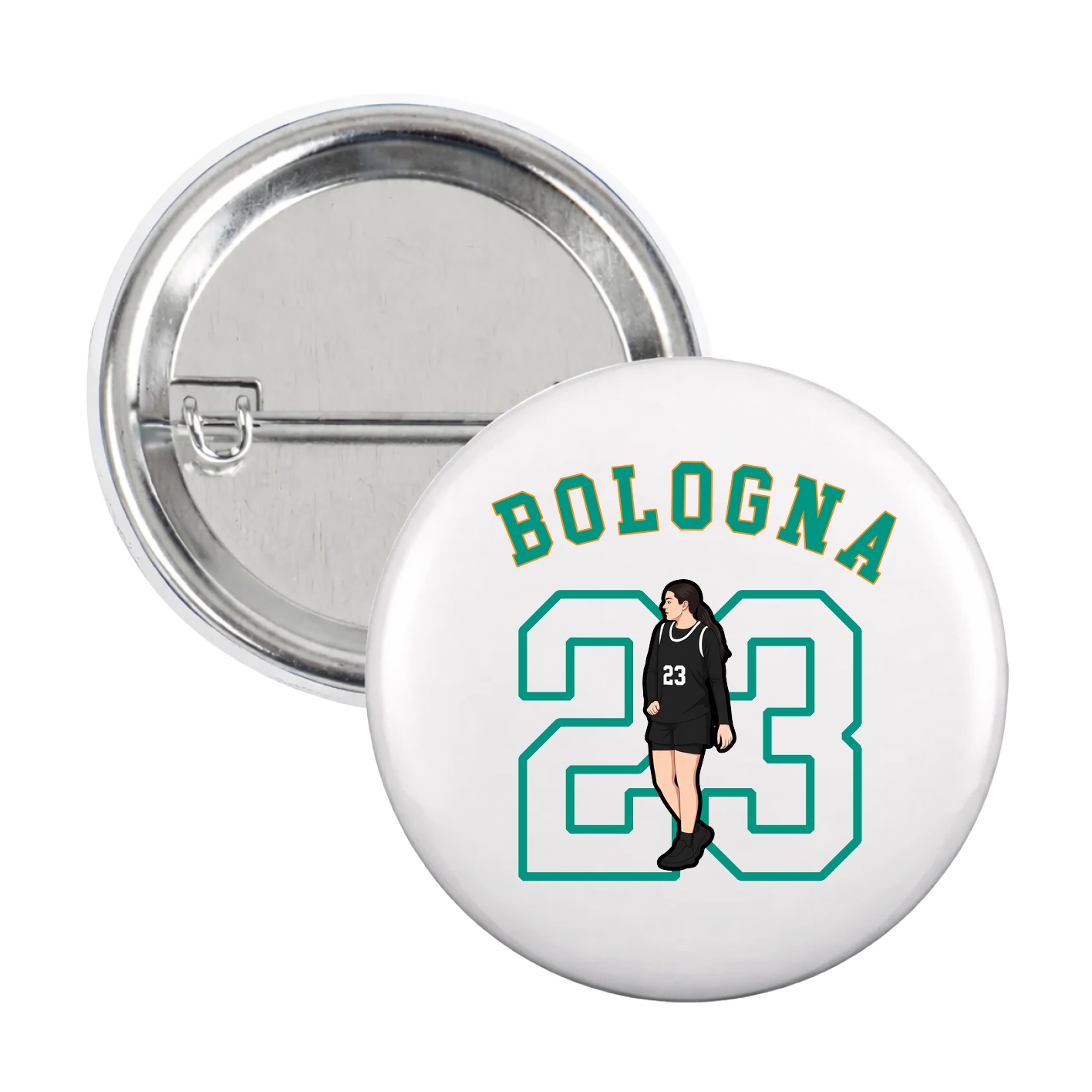 Game Day Button — Shirsey Arch in White