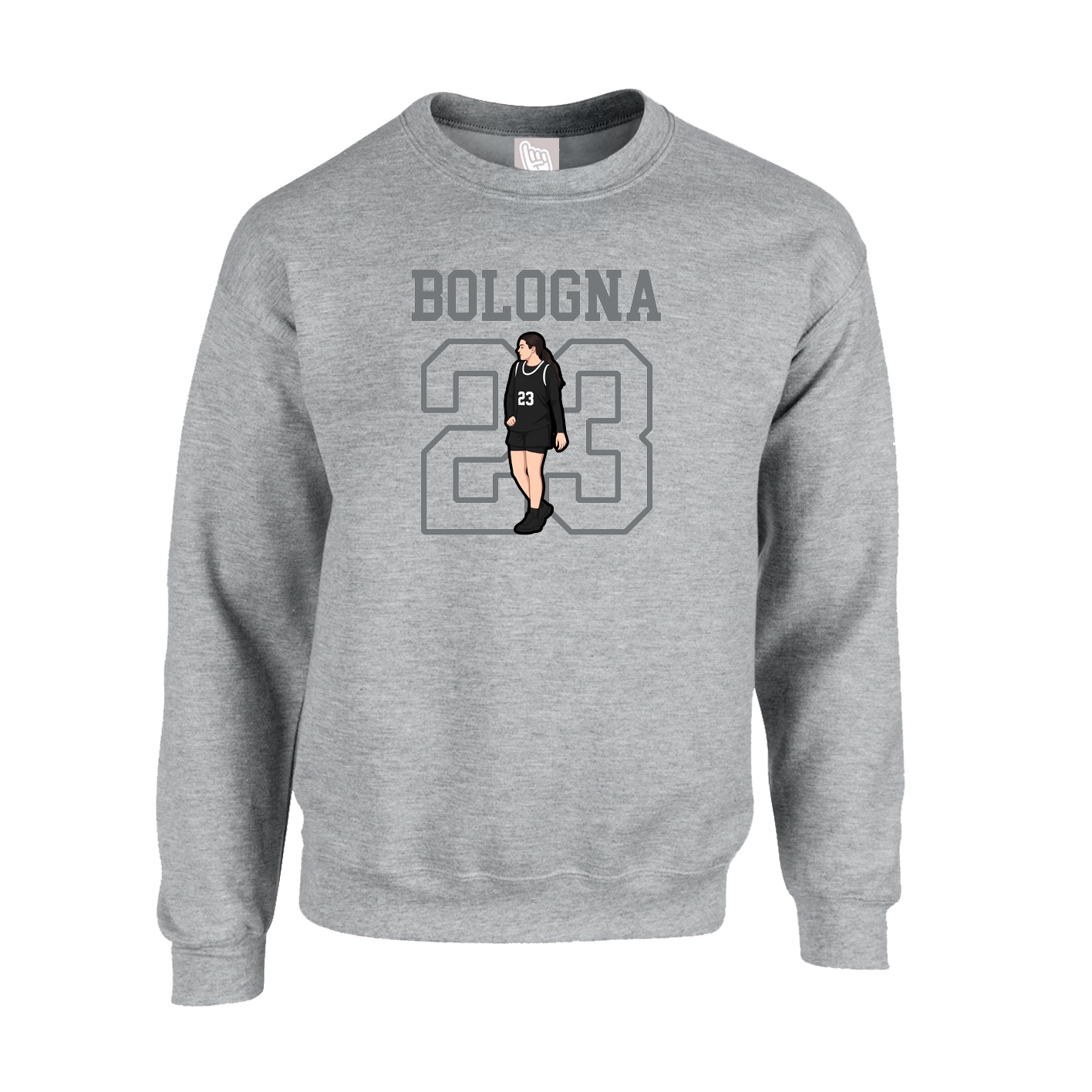 Fleece Crew — Shirsey in Grey