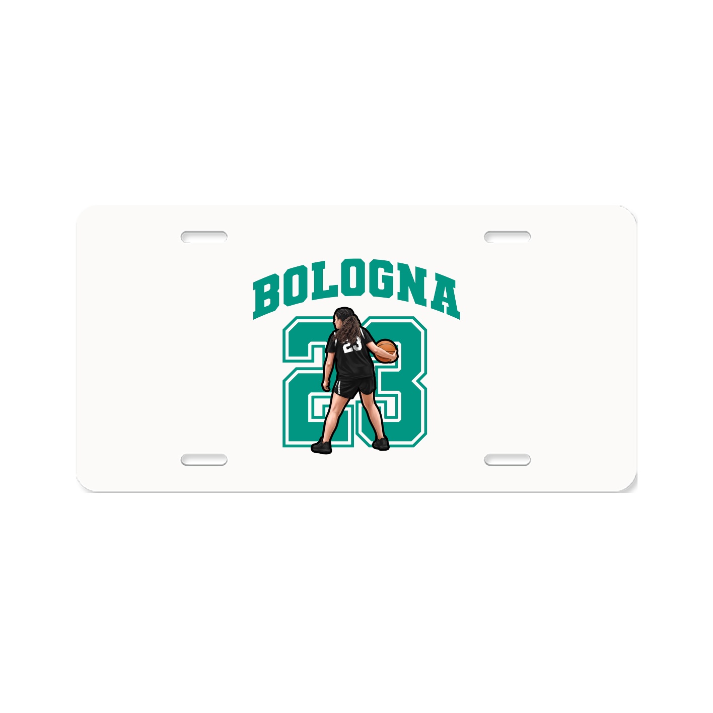 License Plate — Number in Classic