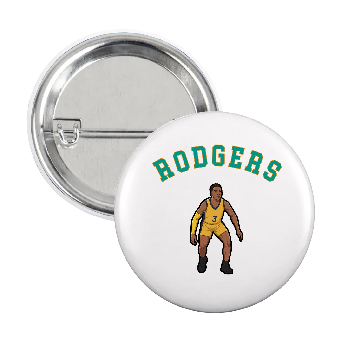 Game Day Button — Shirsey Arch in White
