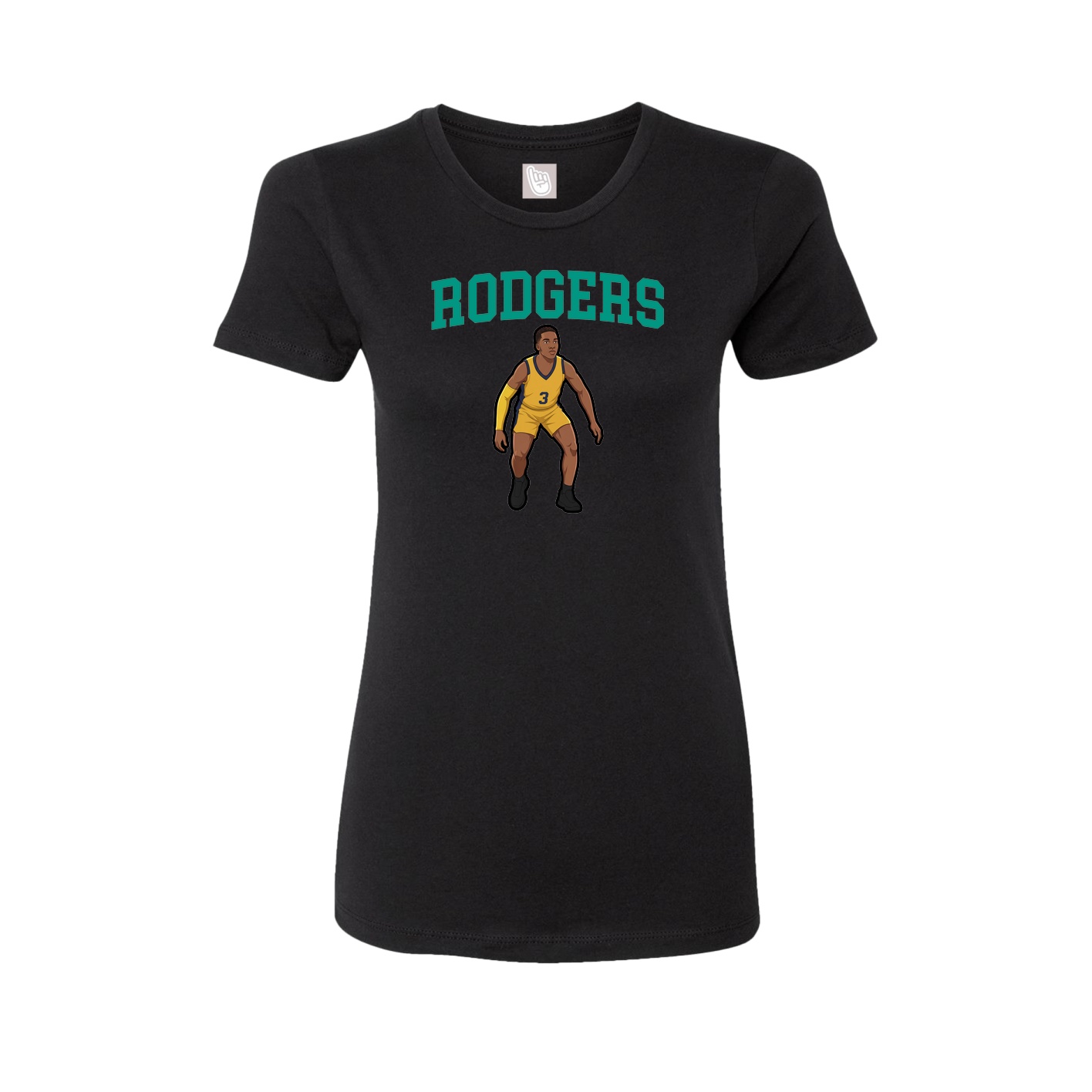 Fitted Women's Tee — Shirsey in Black