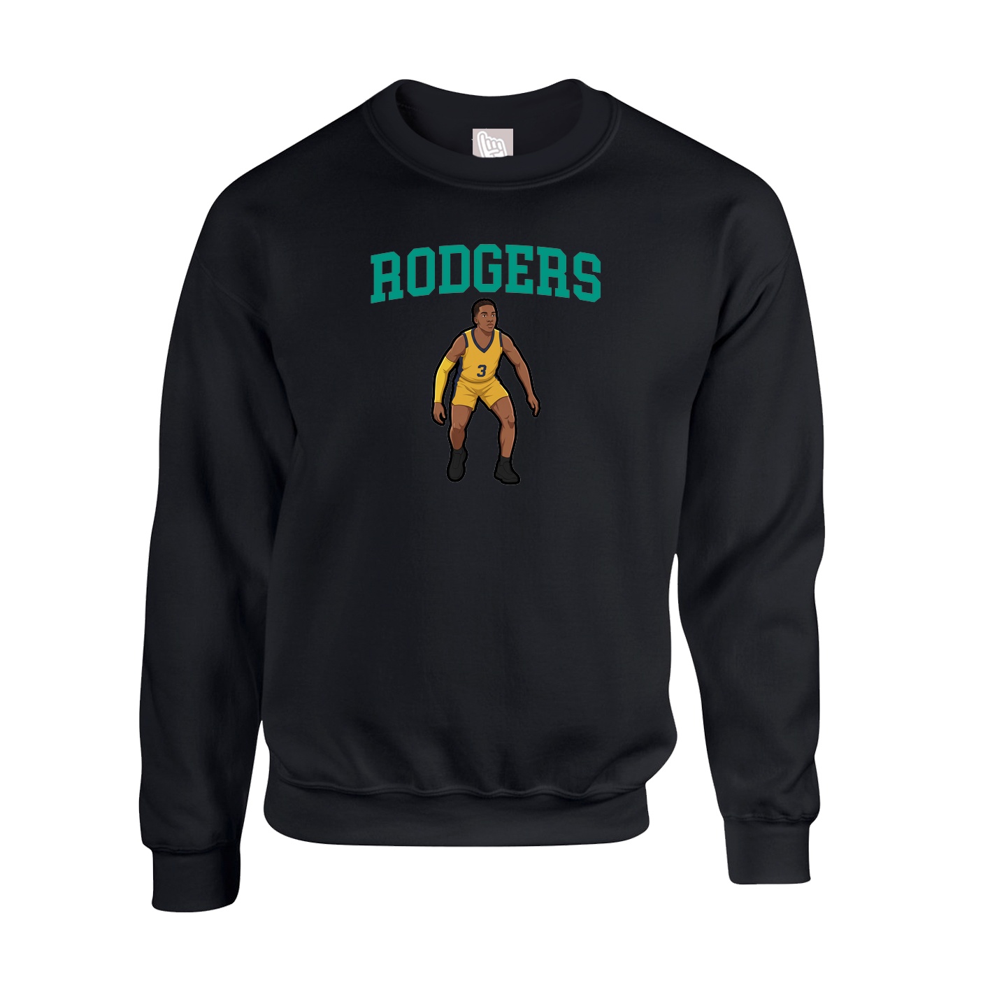 Fleece Crew — Shirsey in Black