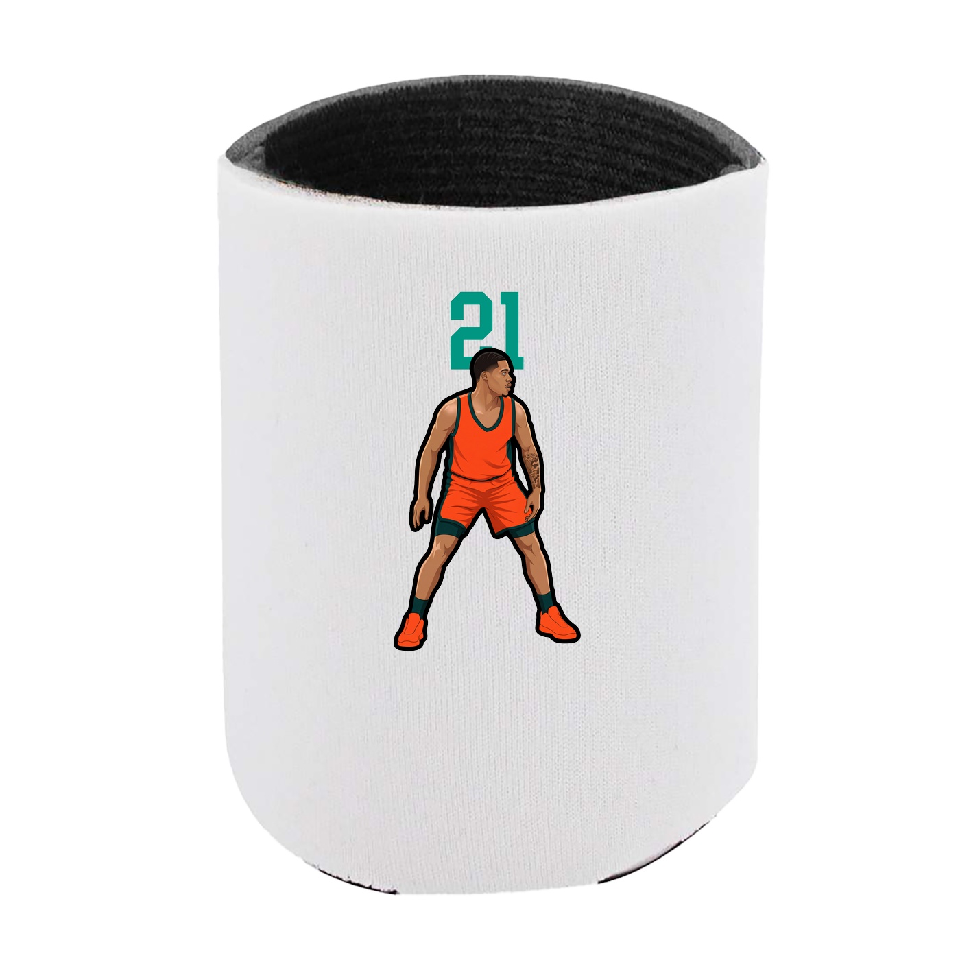 Can Holder — Number Top in White