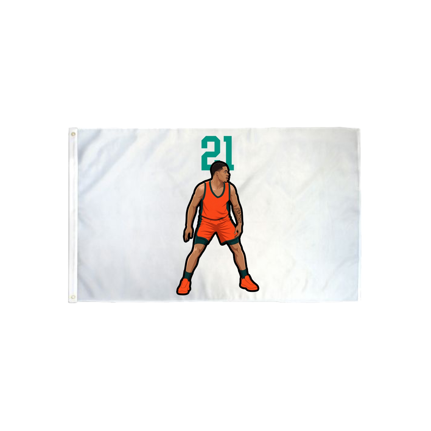 3x5 Flag — Number Top in Classic