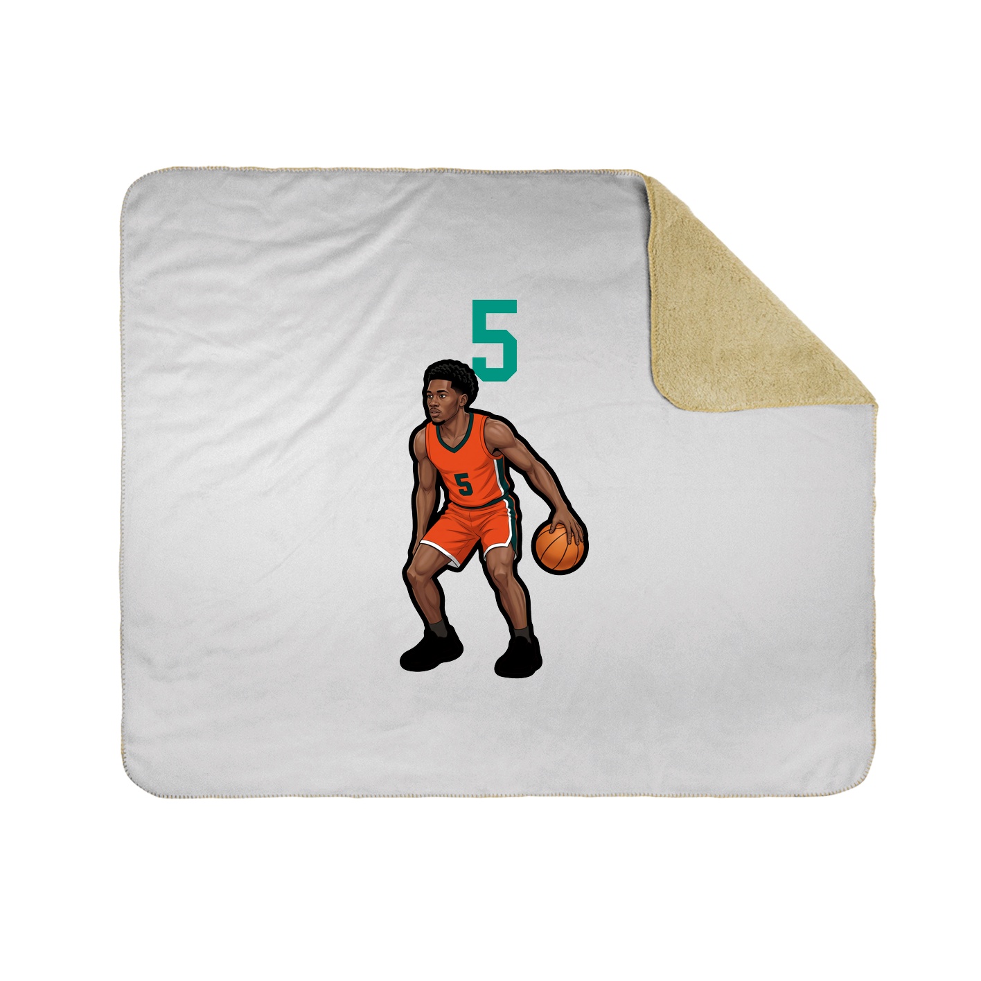 50x60 Sherpa Lined Throw Blanket