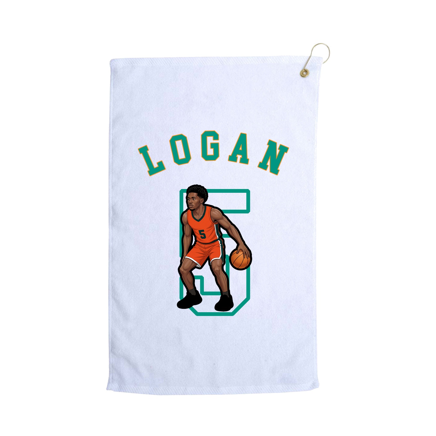 Golf Towel — Shirsey Arch in White