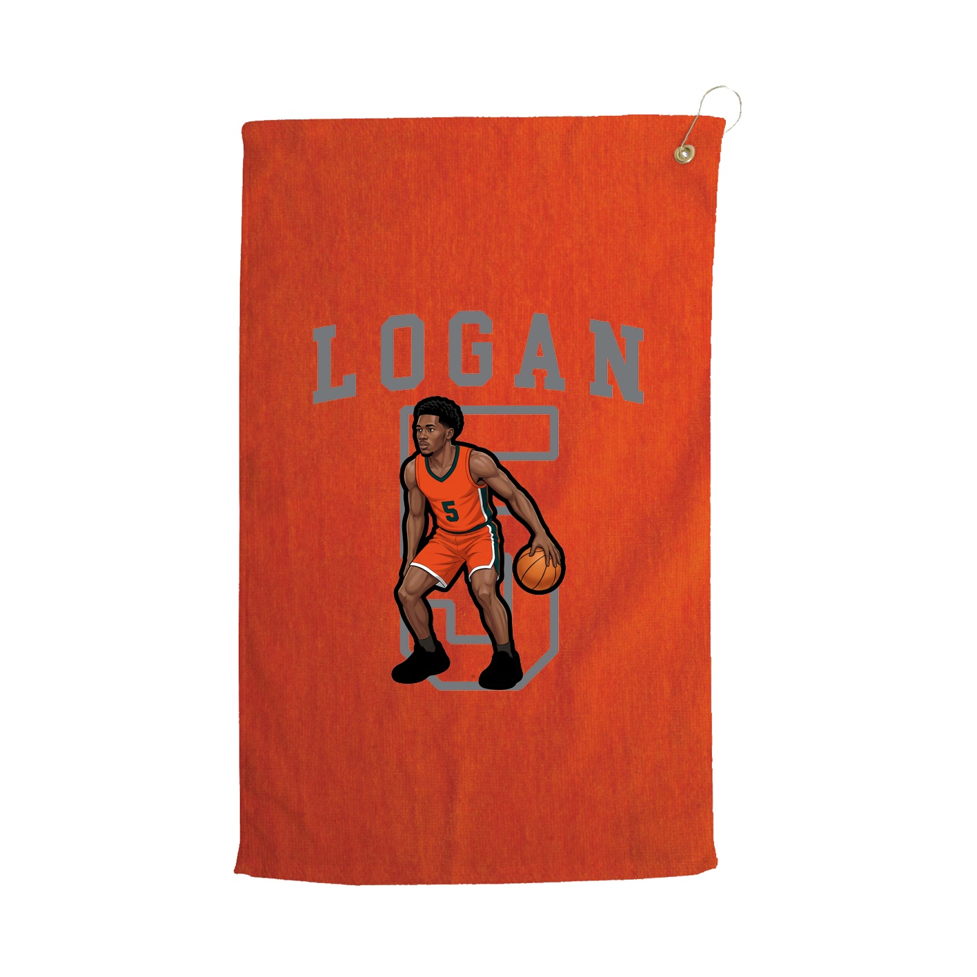 Golf Towel — Shirsey in Orange
