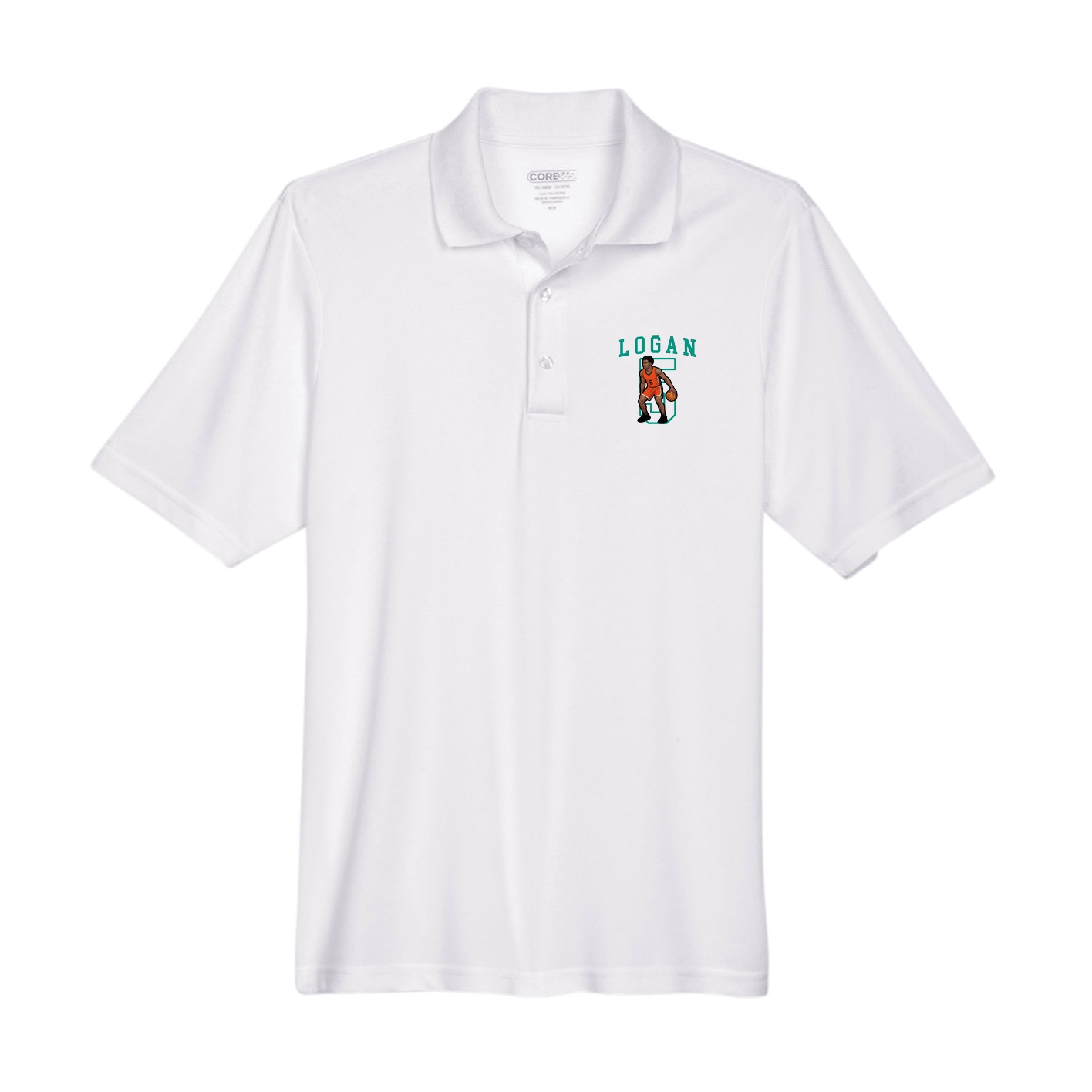 Performance Polo — Shirsey in White