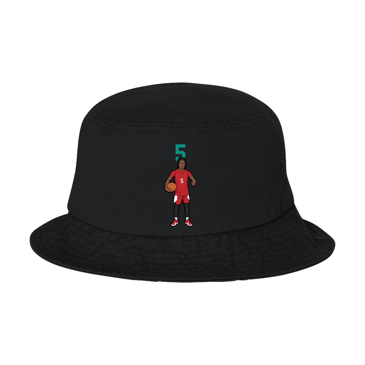 Bucket Cap — Number Top in Black