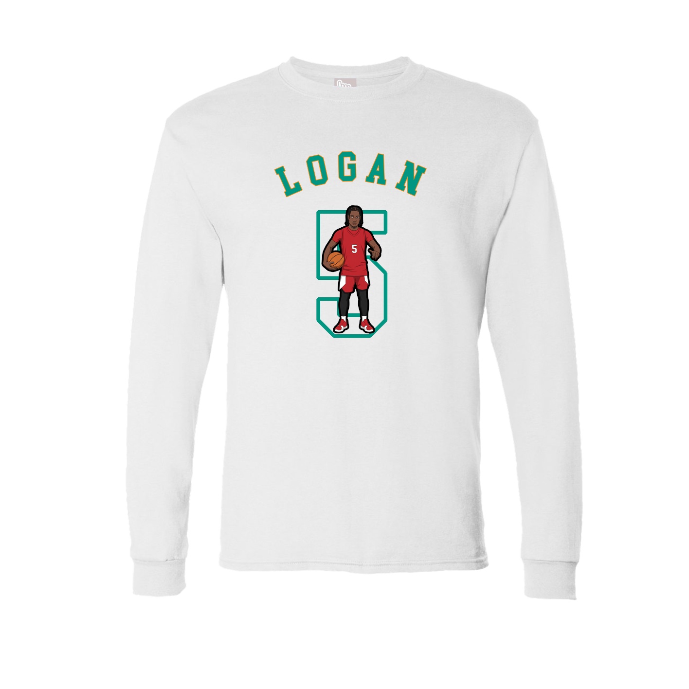 Long Sleeve Tee — Shirsey Arch in White