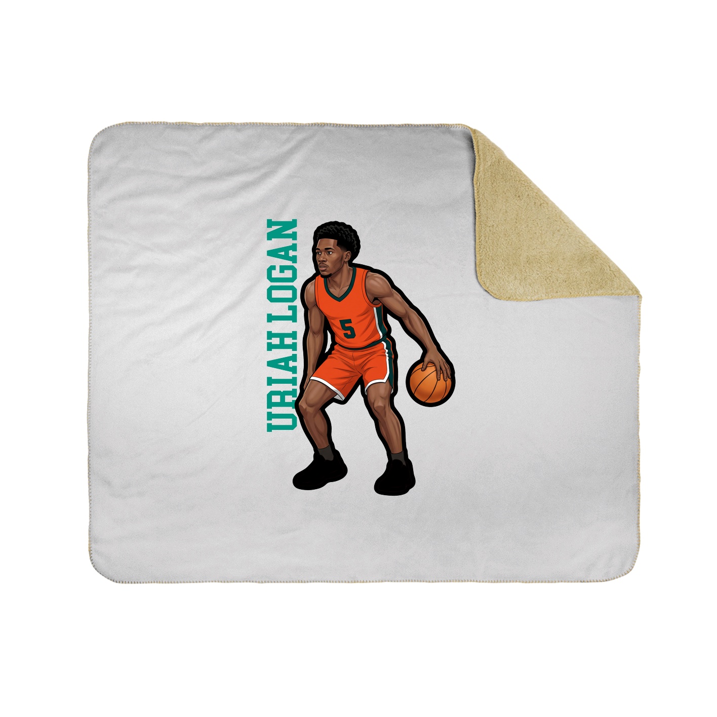 50x60 Sherpa Lined Throw Blanket