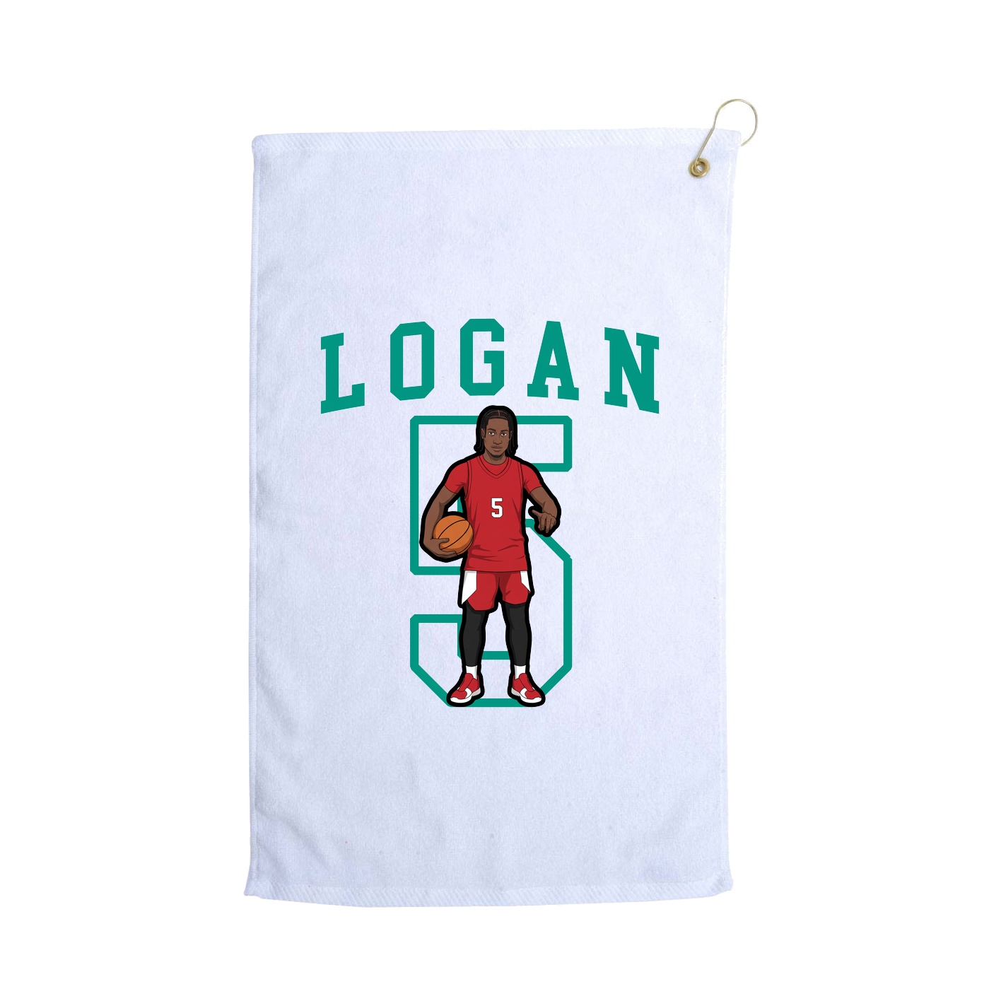 Golf Towel — Shirsey in White
