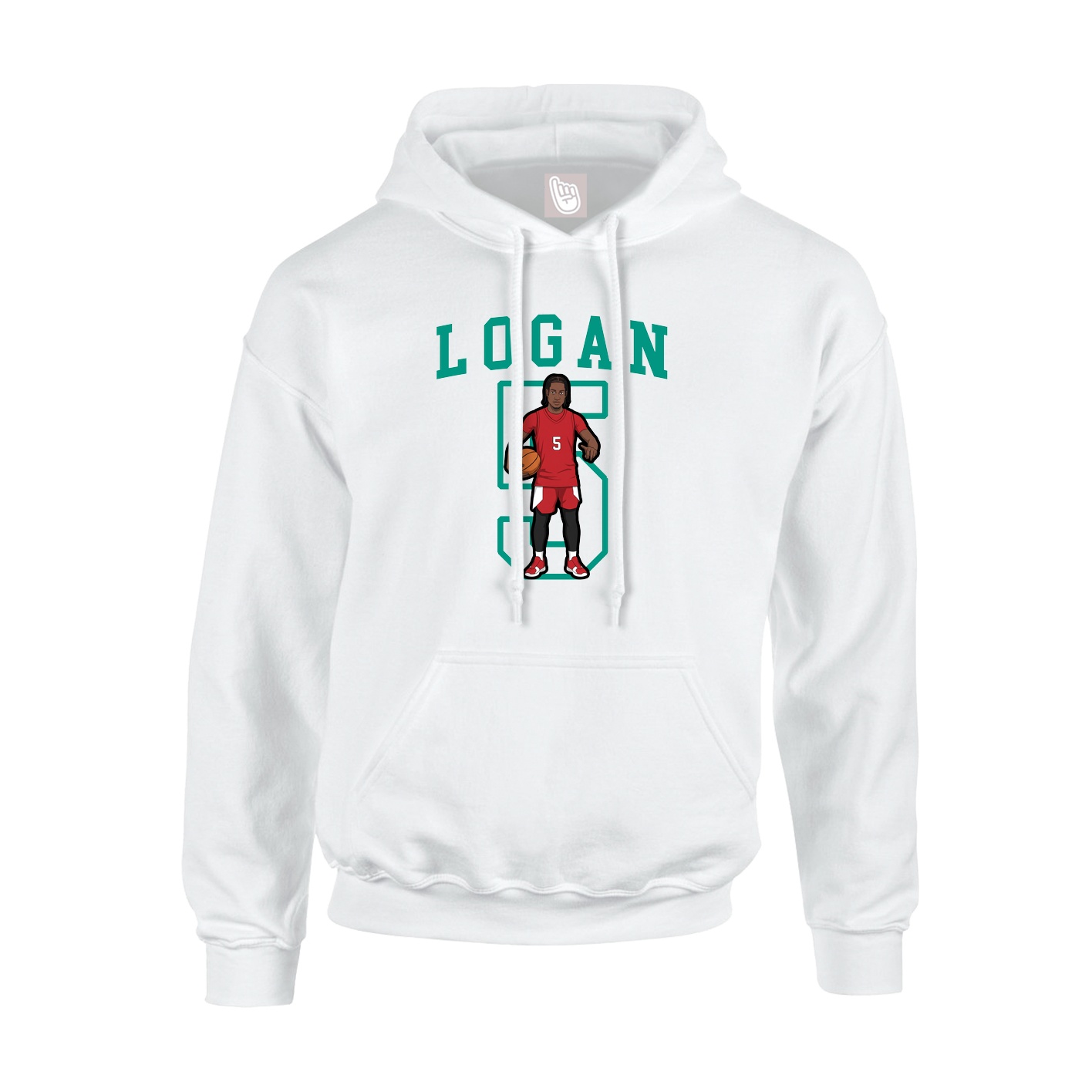 Hoodie — Shirsey in White