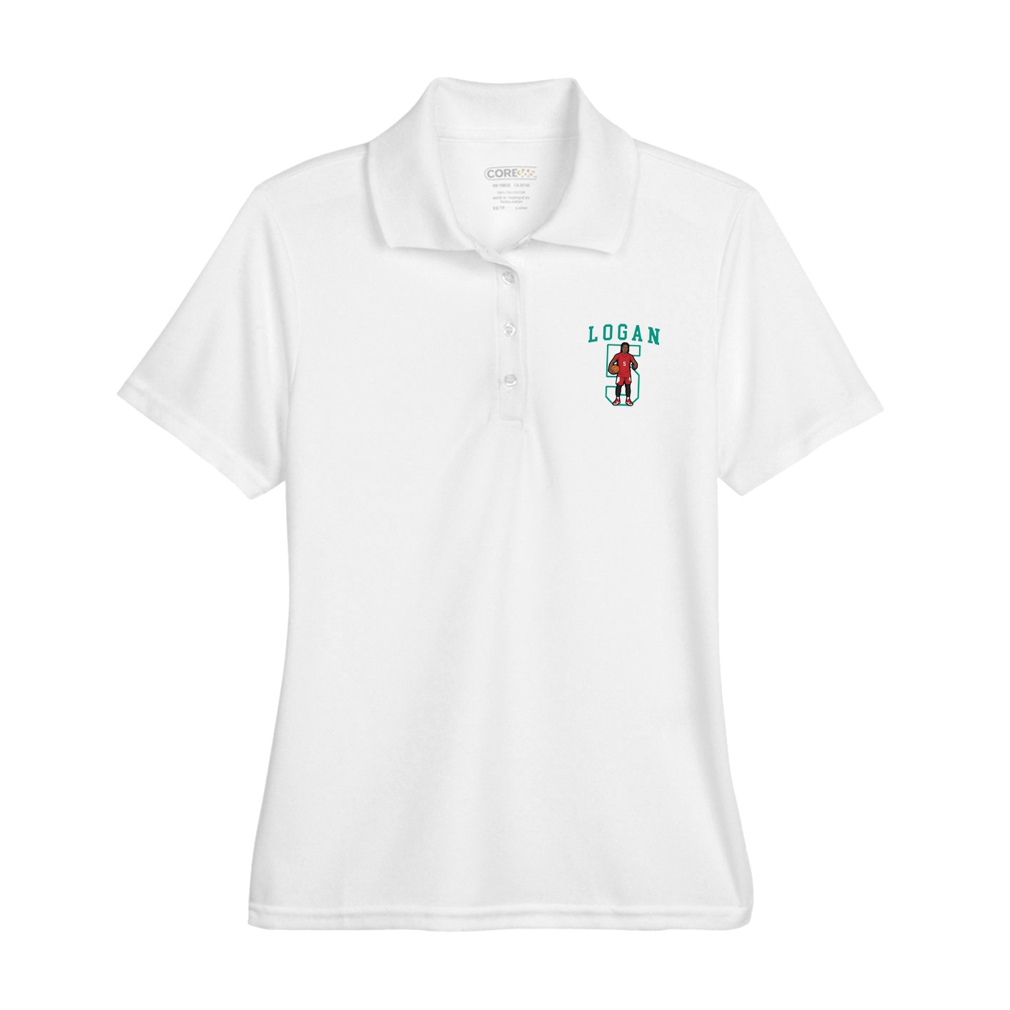 Womens Performance Polo — Shirsey in White
