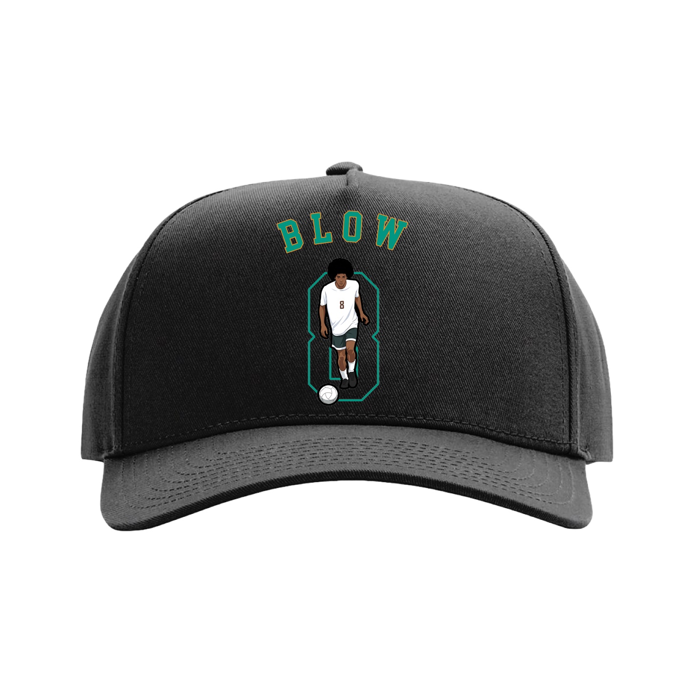 Full Fabric Five-Panel Champ Cap