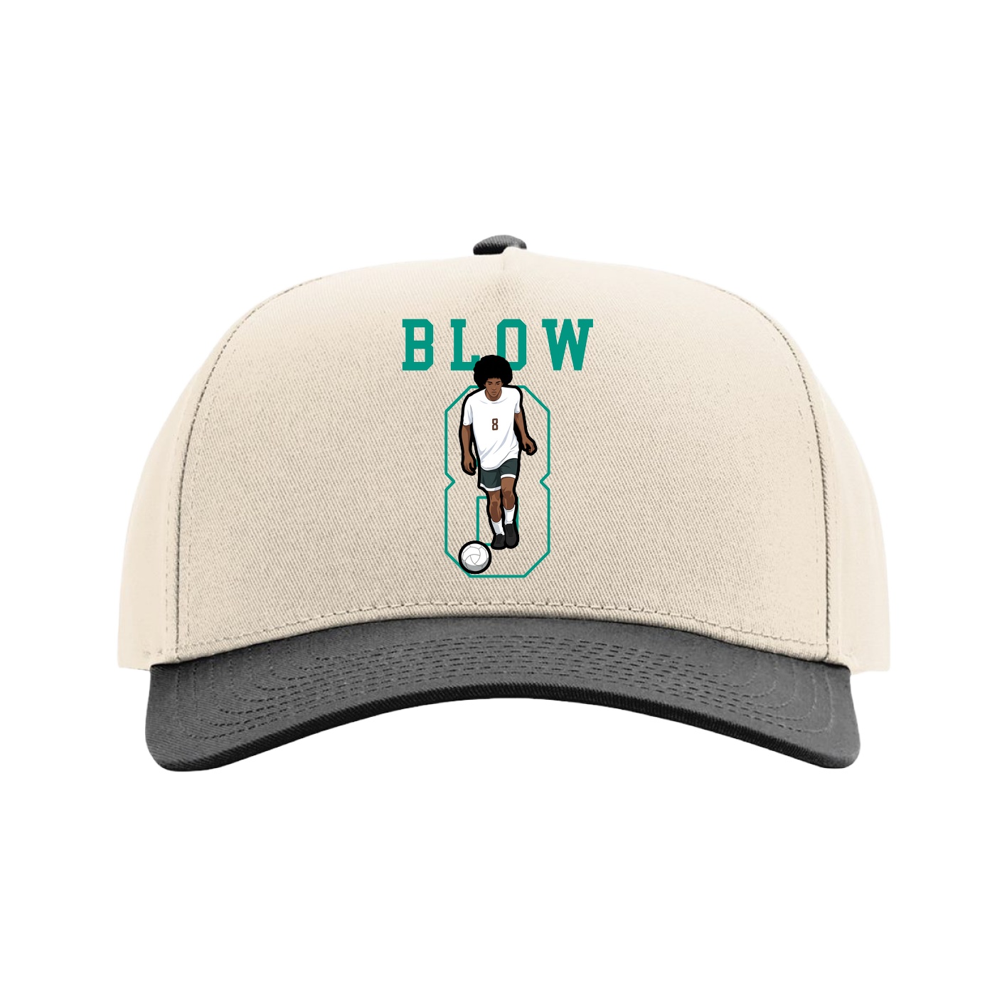 Full Fabric Five-Panel Champ Cap