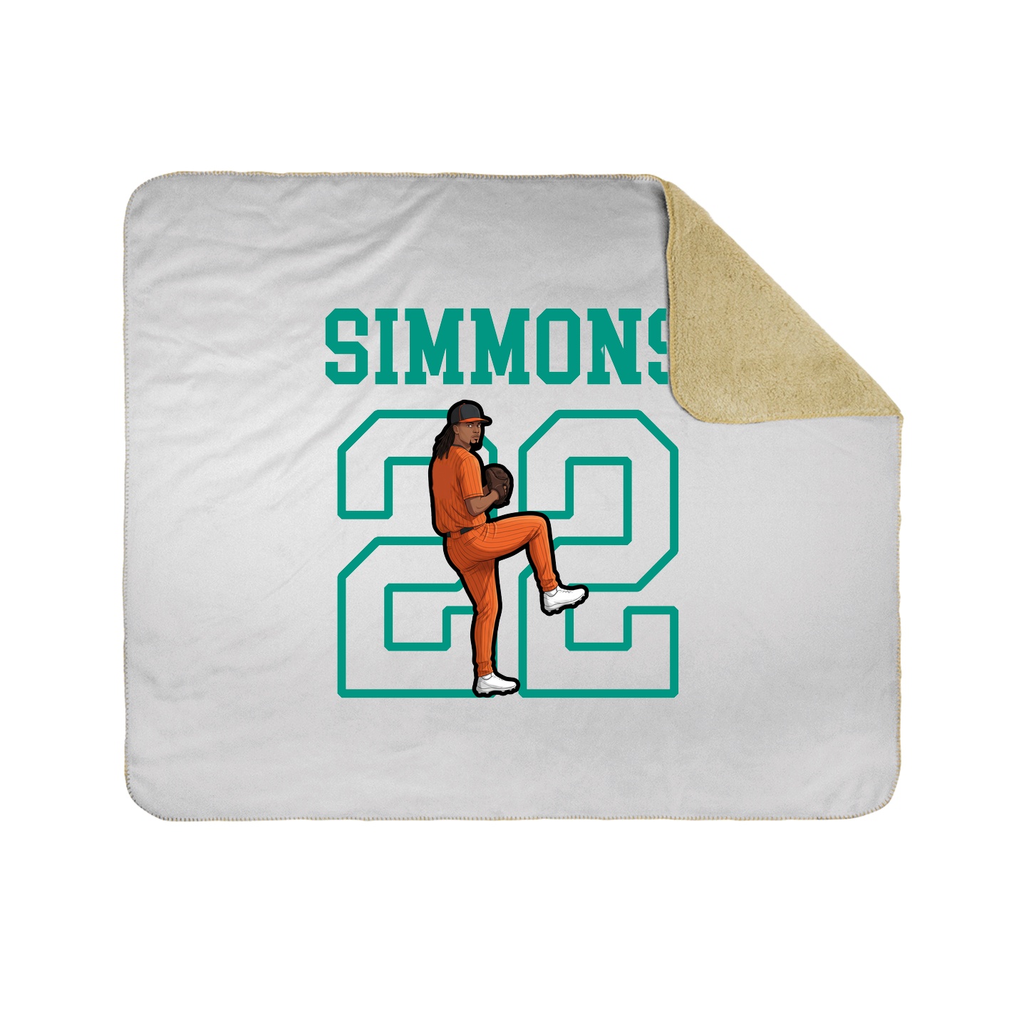 Throw Blanket — Shirsey in White