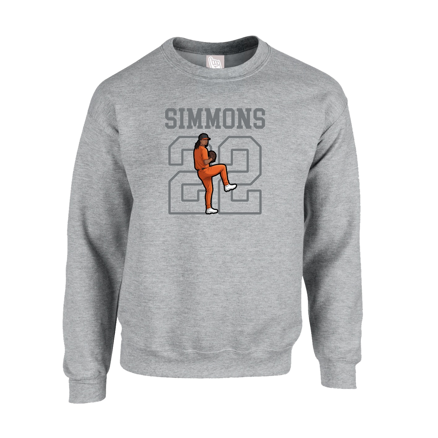 Fleece Crew — Shirsey in Grey
