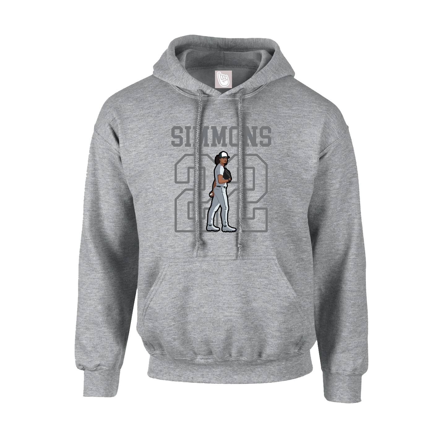 Hoodie — Shirsey in Grey