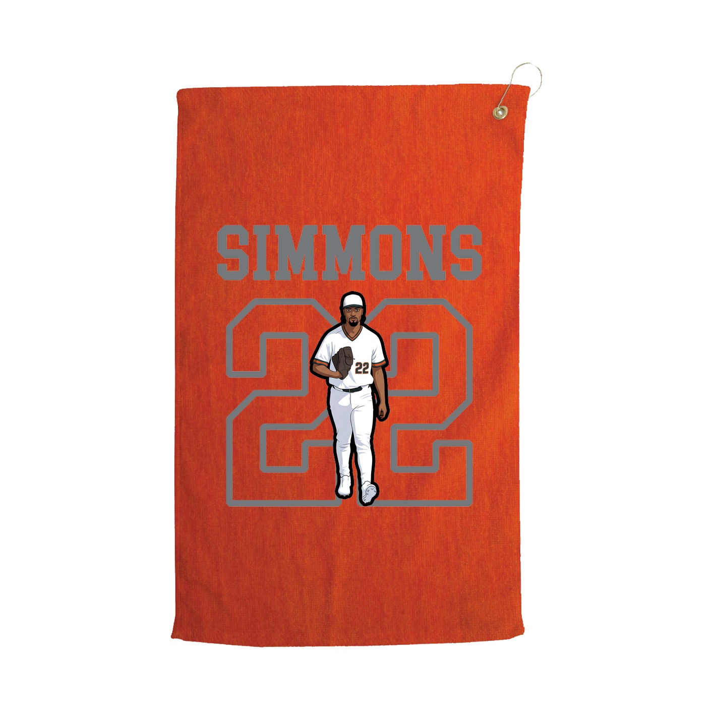 Golf Towel — Shirsey in Orange