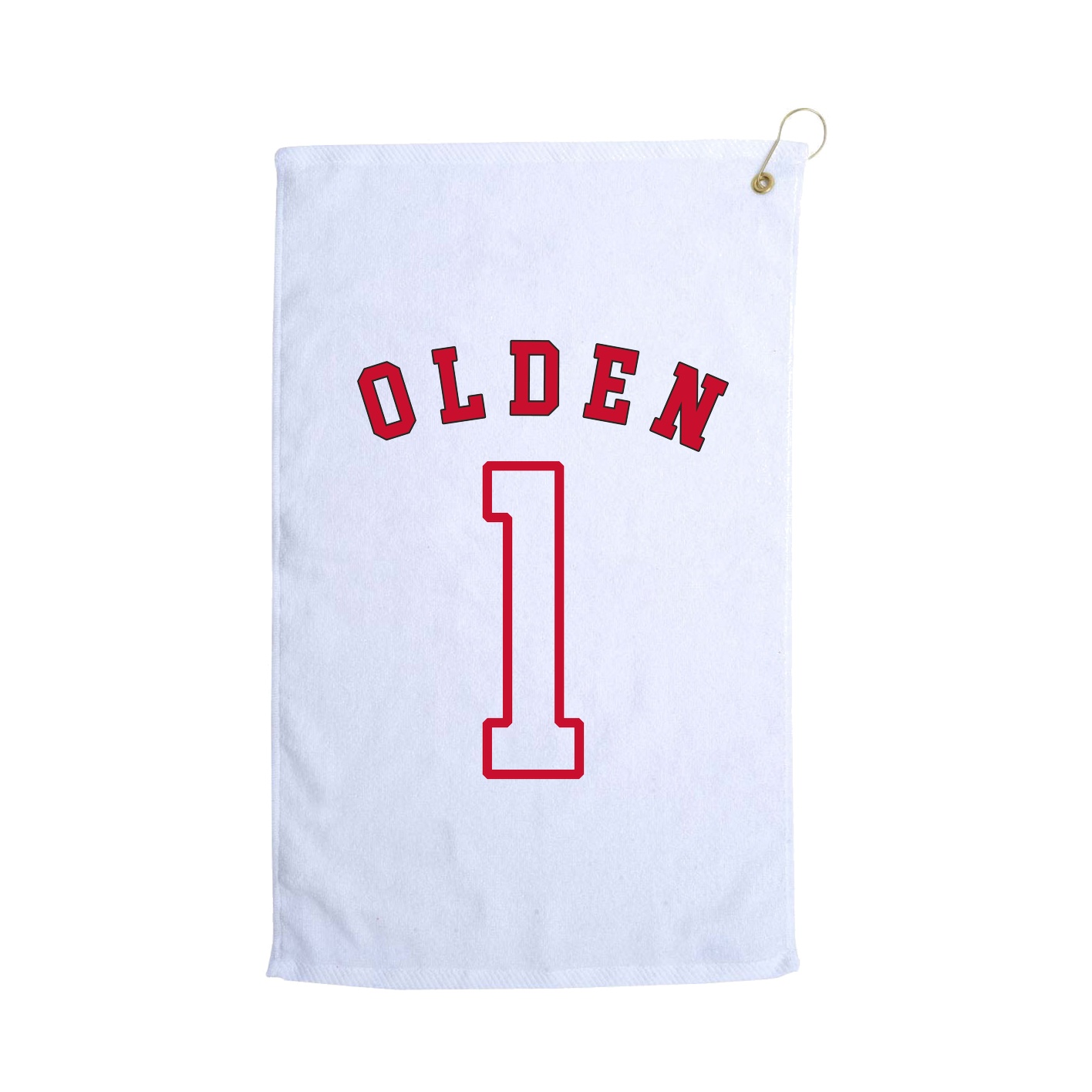 Golf Towel — Shirsey Arch in White