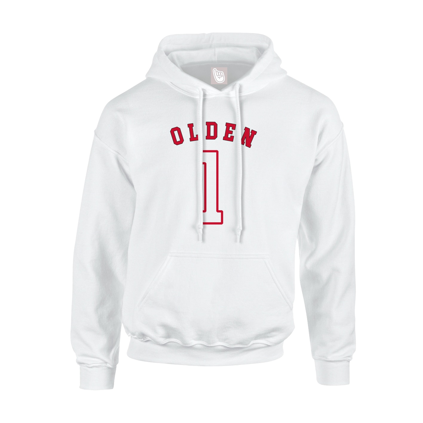 Hoodie — Shirsey Arch in White