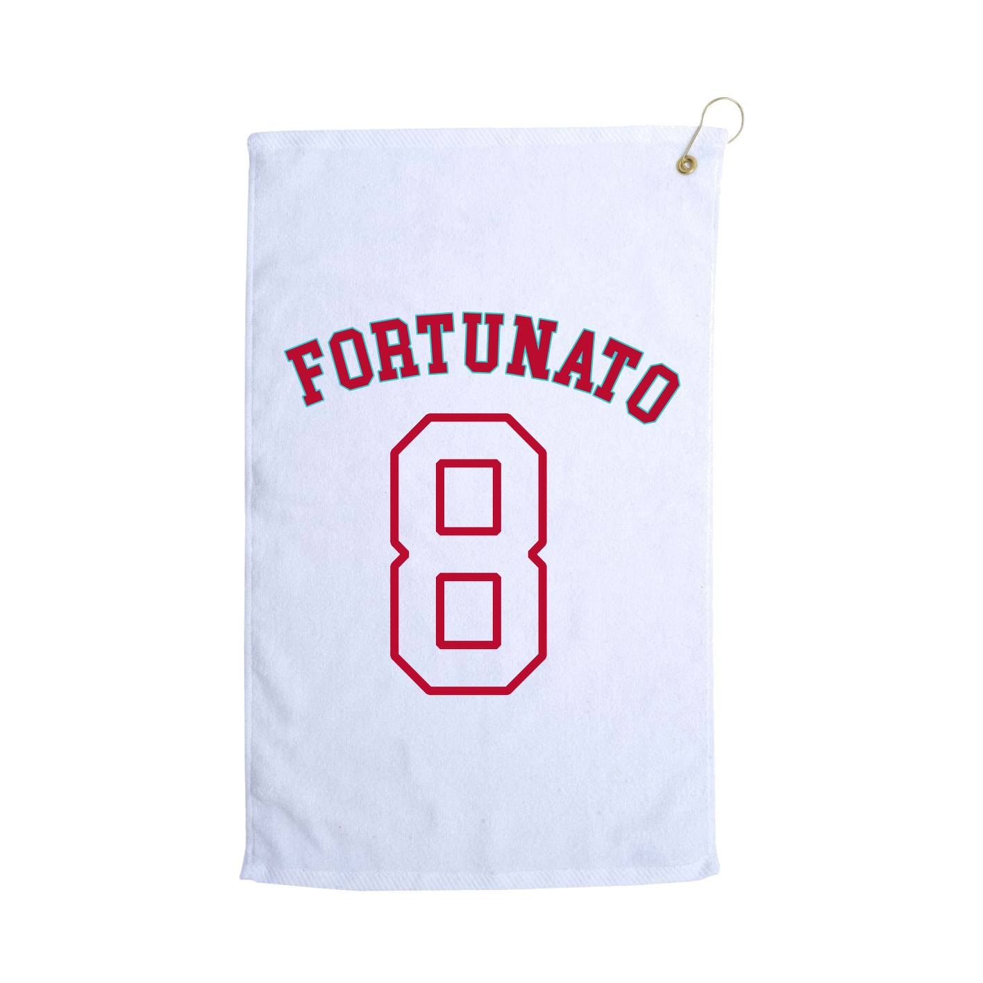 Golf Towel — Shirsey Arch in White