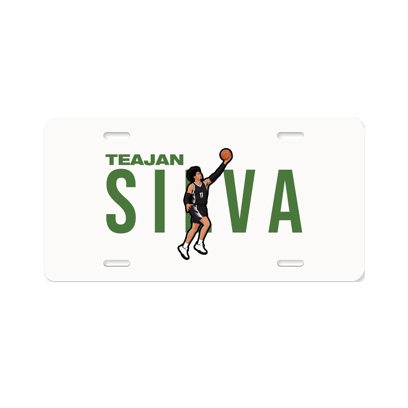 License Plate — Player Name in Classic