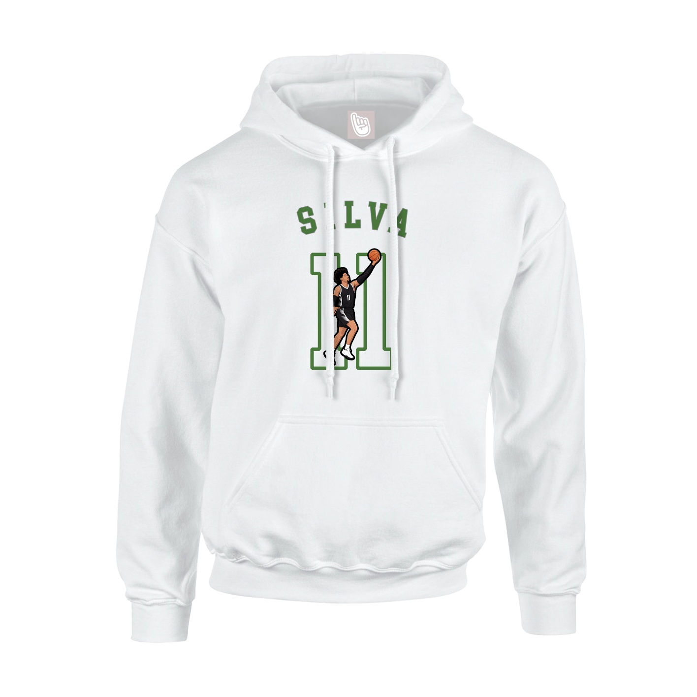 Hoodie — Shirsey Arch in White