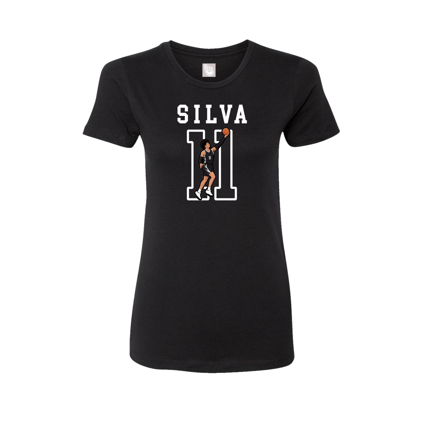 Fitted Women's Tee — Shirsey in Black