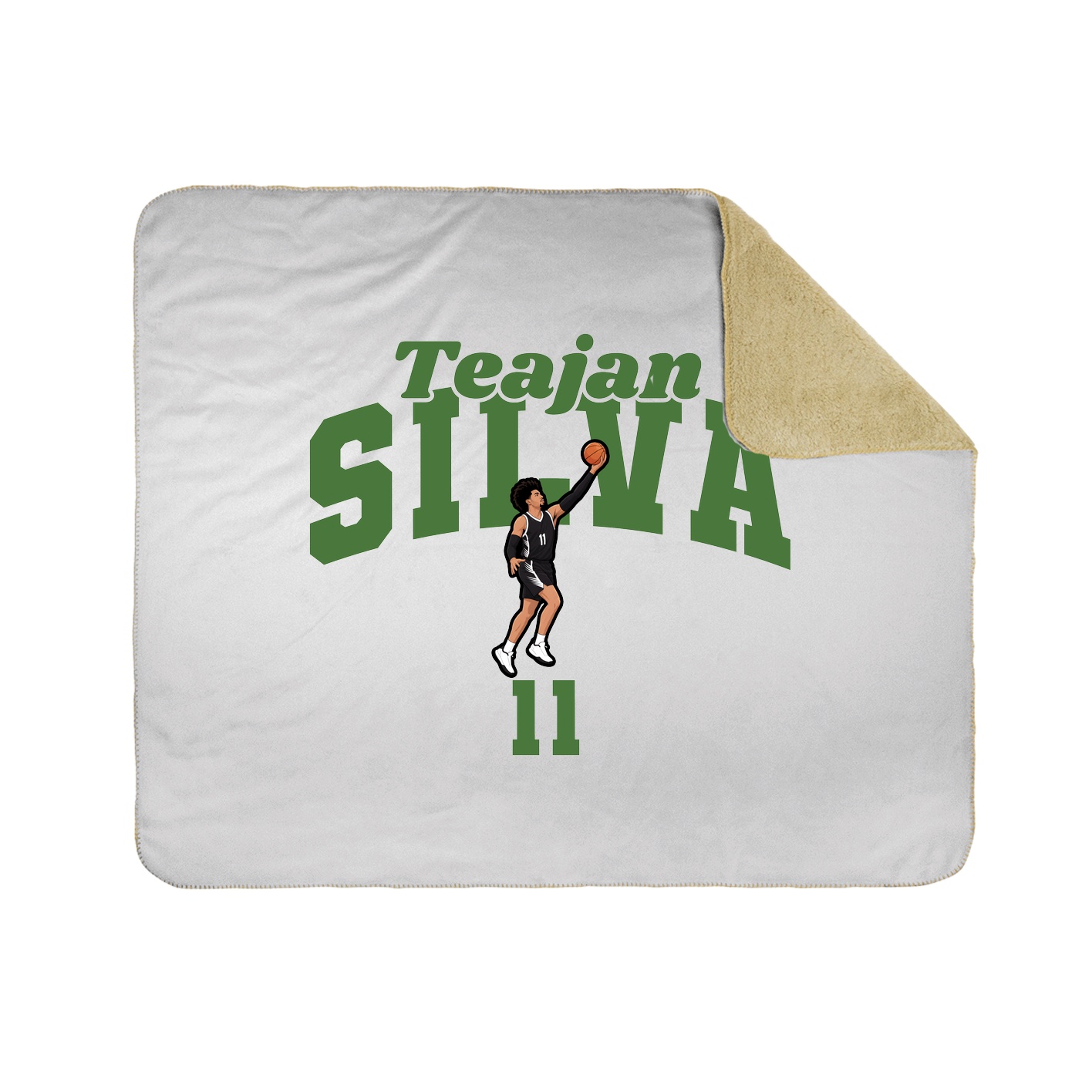 Throw Blanket — Signature Arch in White