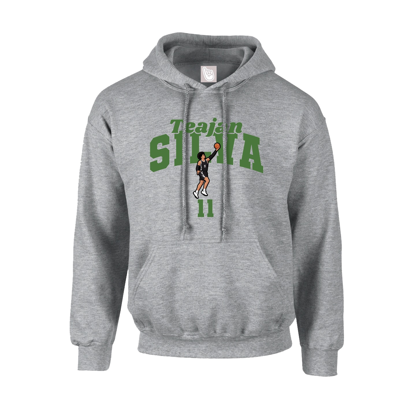 Hoodie — Signature Arch in Grey