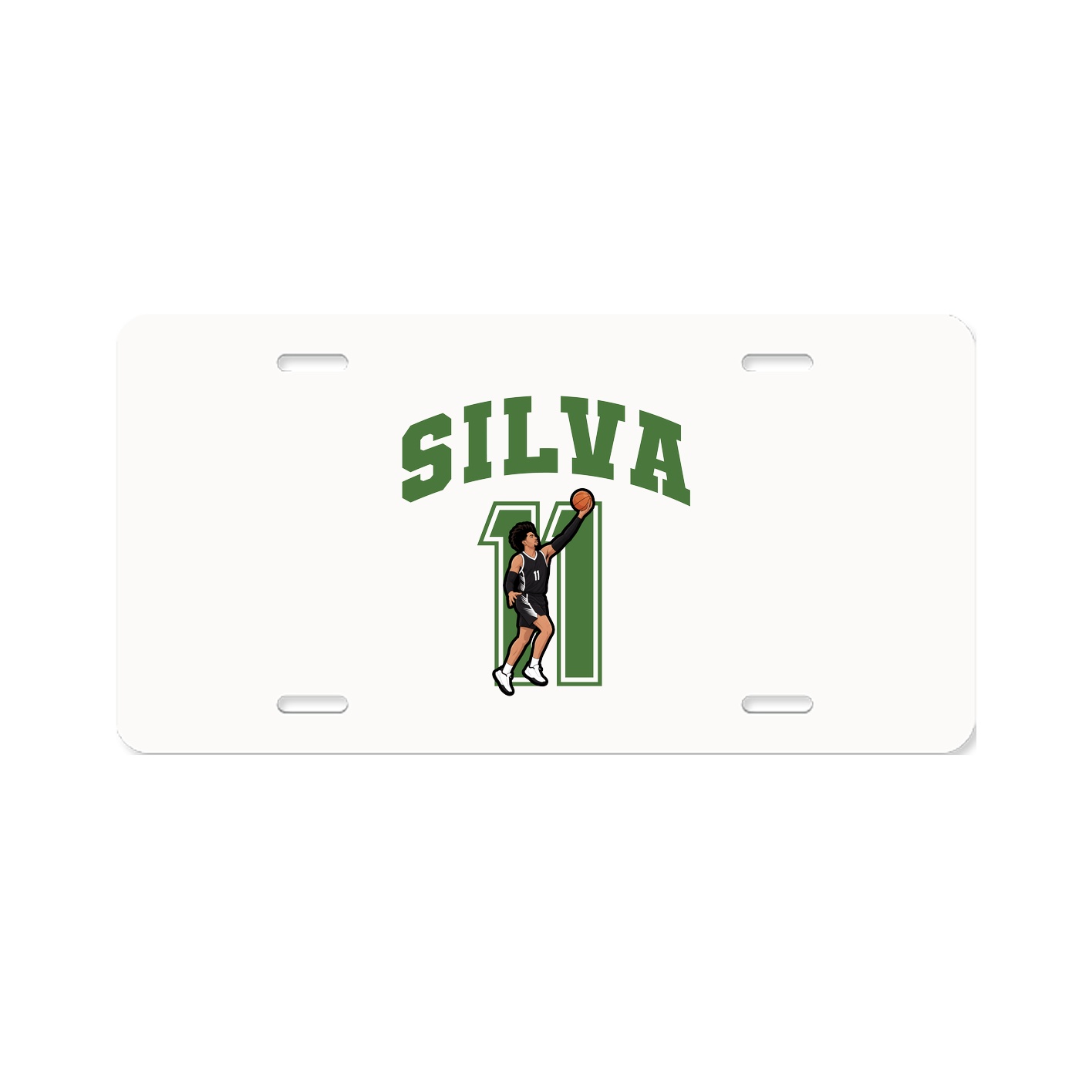 License Plate — Number in Classic