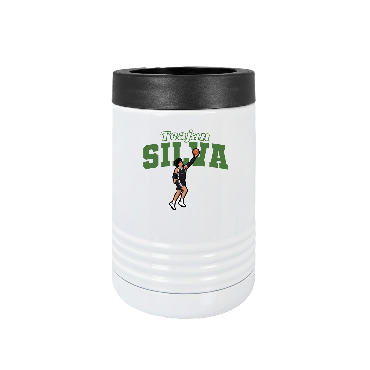 Beverage Holder — Name Arch in White