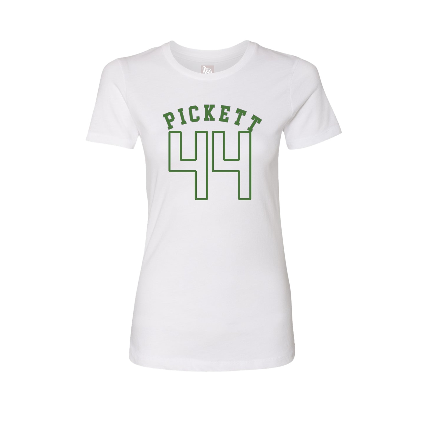 Fitted Women's Tee — Shirsey Arch in White