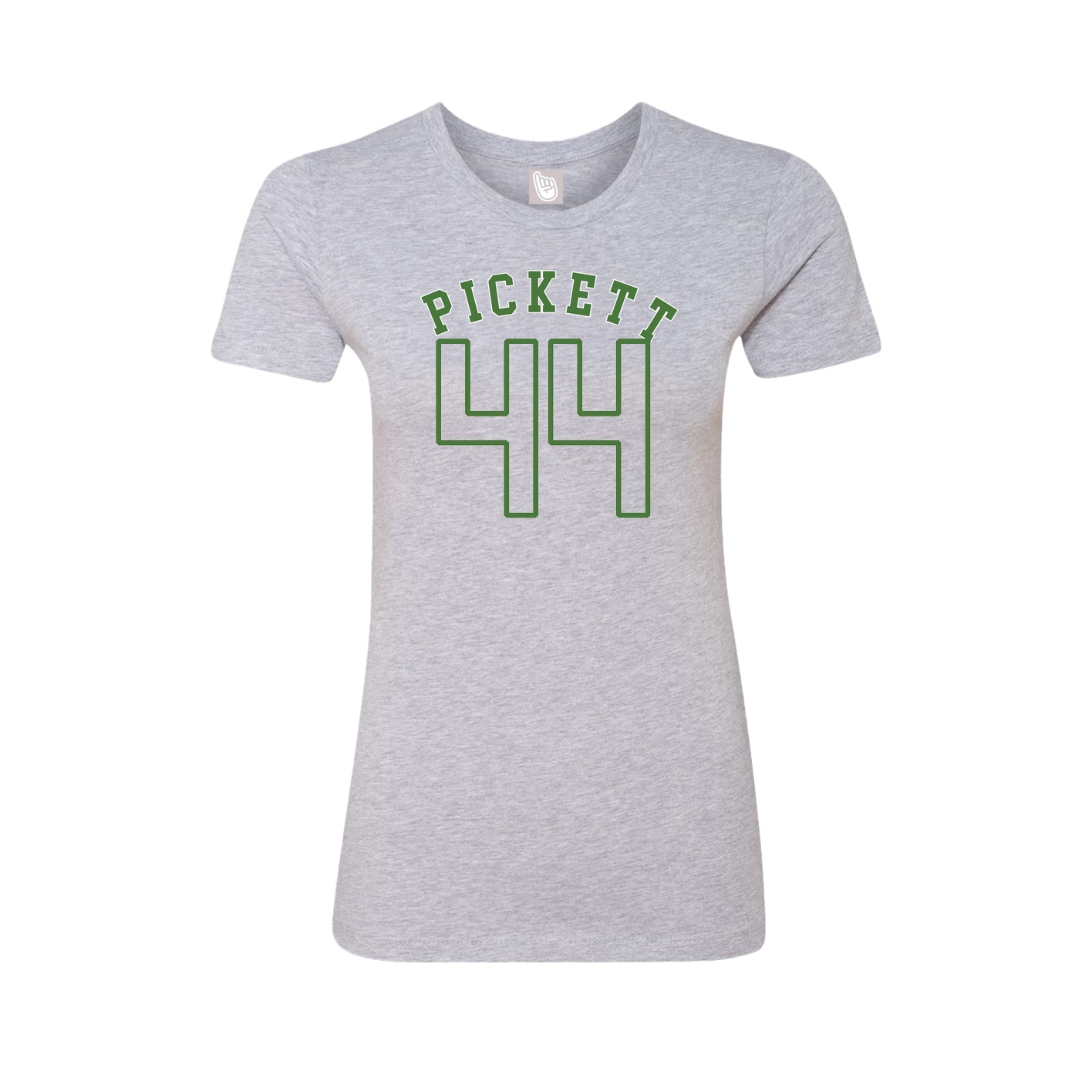 Fitted Women's Tee — Shirsey Arch in Grey